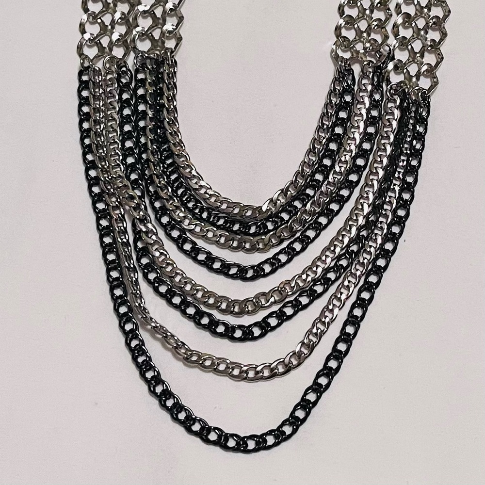 Silver/Pewter Necklace Set